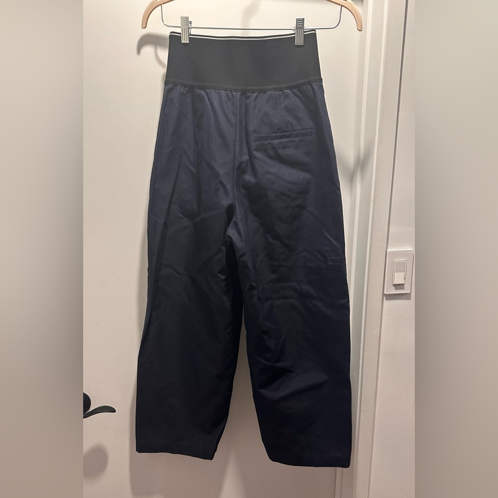Alexander Wang Logo Detailed Navy Trousers - Picture 3 of 6